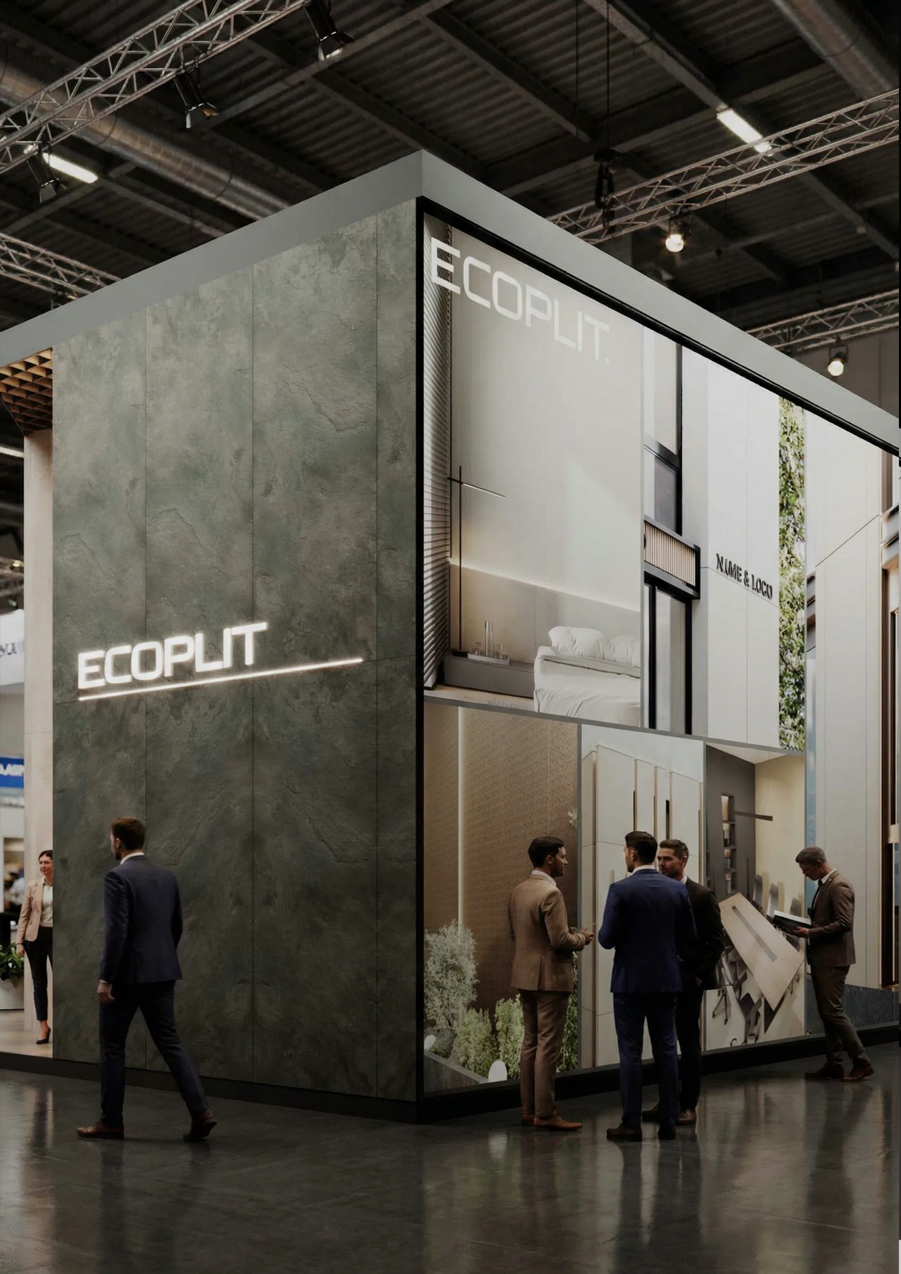 Ecoplit stand at Uzbuild 2026, 7