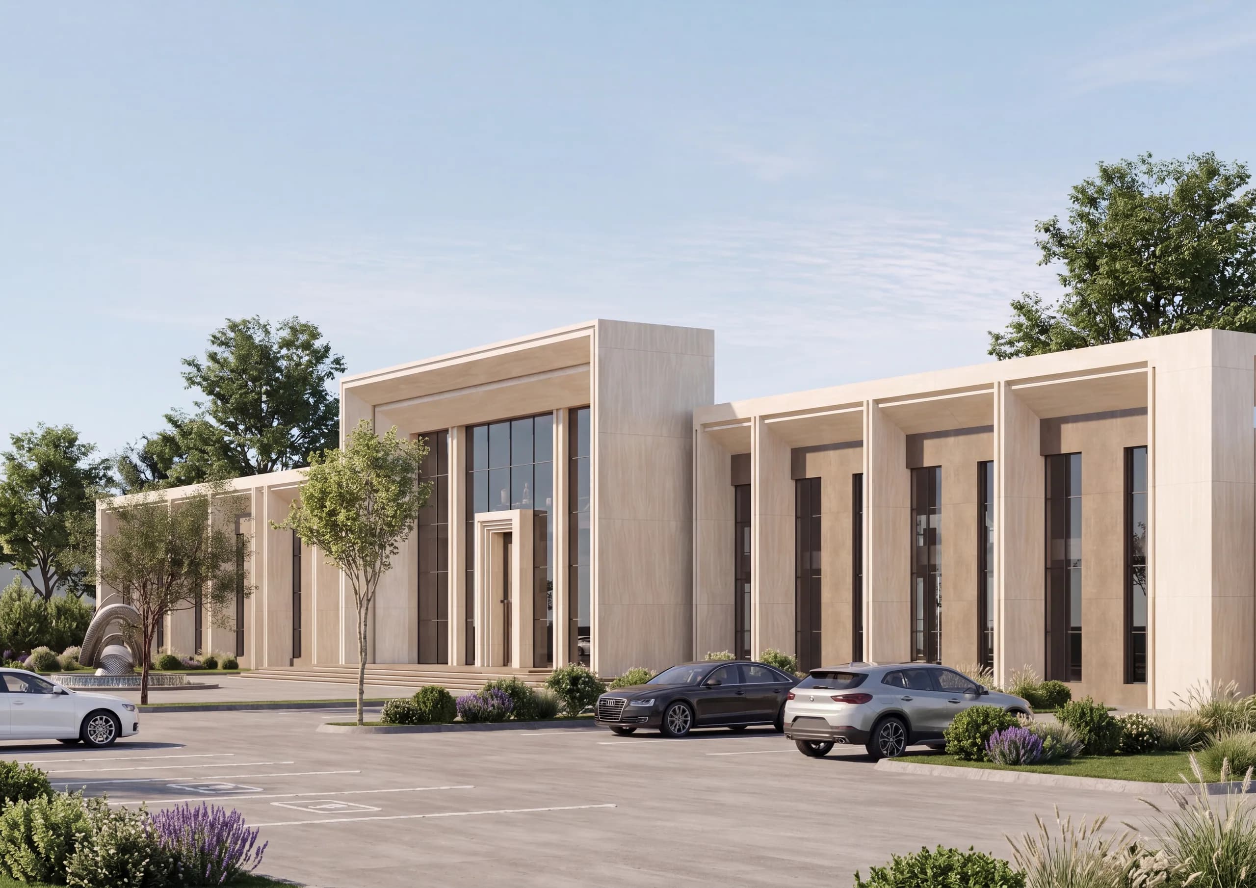 Business center in Andijan: Day